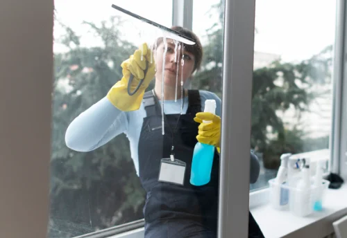 Nettoyage de vitres intérieures et extérieures à Russ